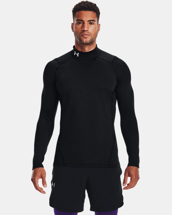 Camiseta ajustada ColdGear® Fitted para hombre, Black, pdpMainDesktop image number 1